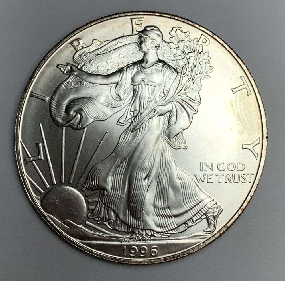 Early Date High Grade 1996 American Silver Eagle (1 of 2)