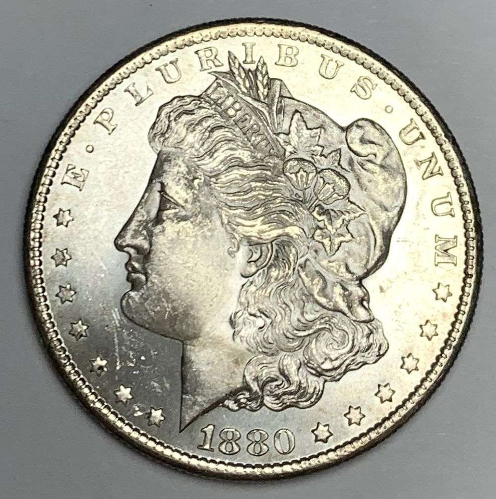 1880-S Morgan Silver Dollar MS64 (1 of 2)