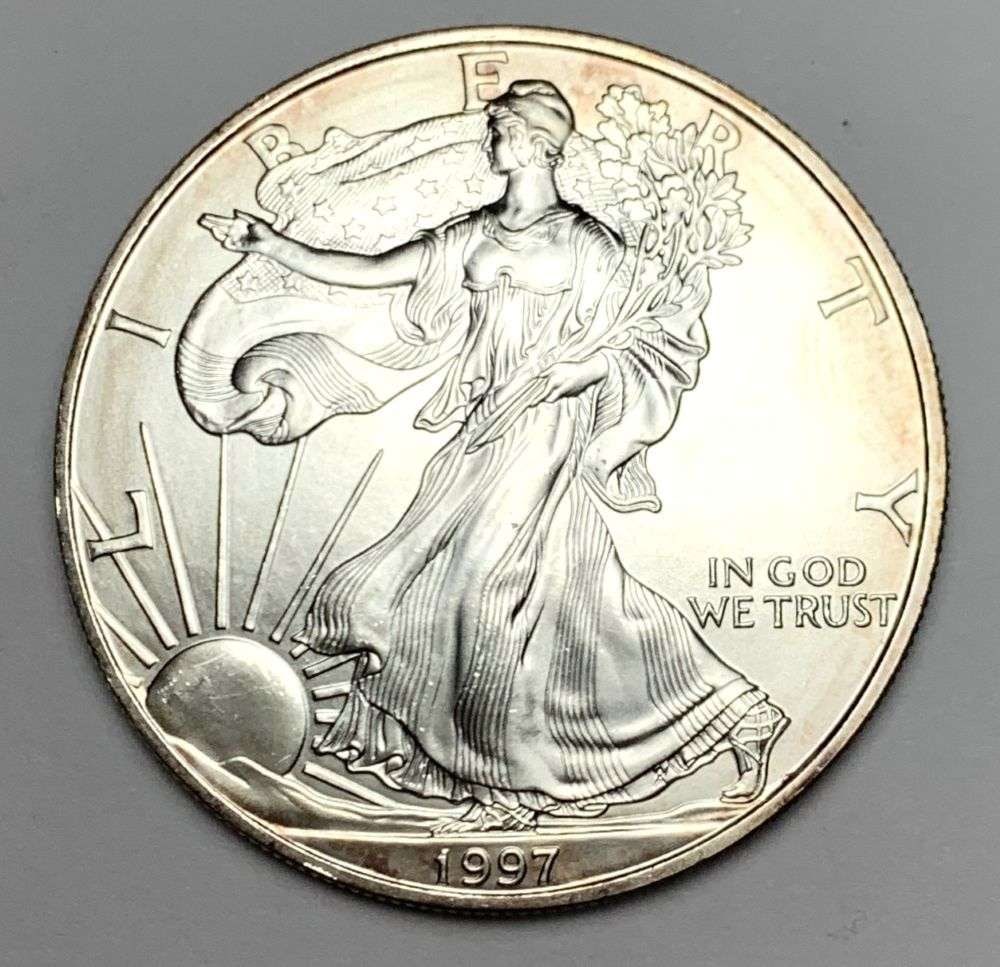 Early Year High Grade 1997 American Silver Eagle (1 of 2)