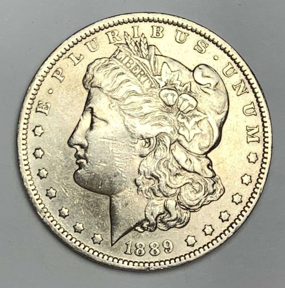1889-O Morgan Silver Dollar XF (1 of 2)