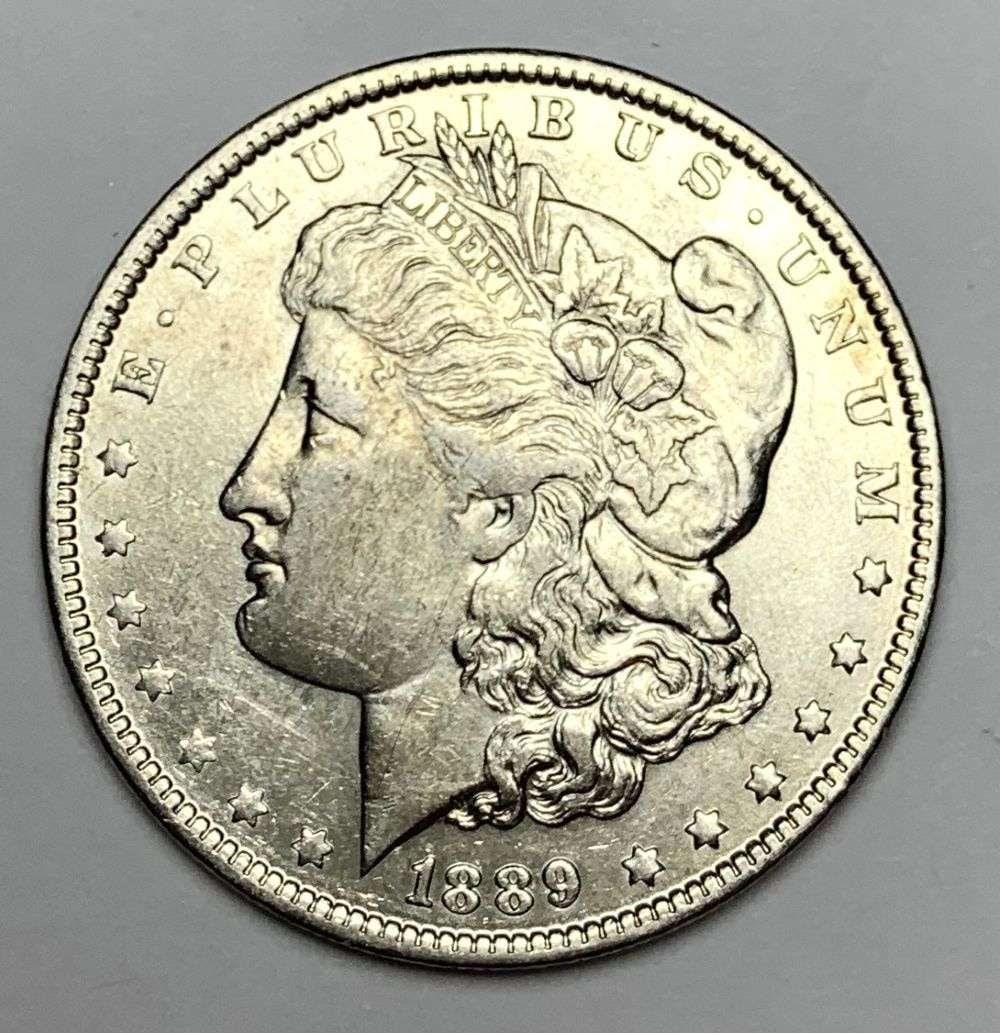 1889-O Morgan Silver Dollar XF (1 of 2)