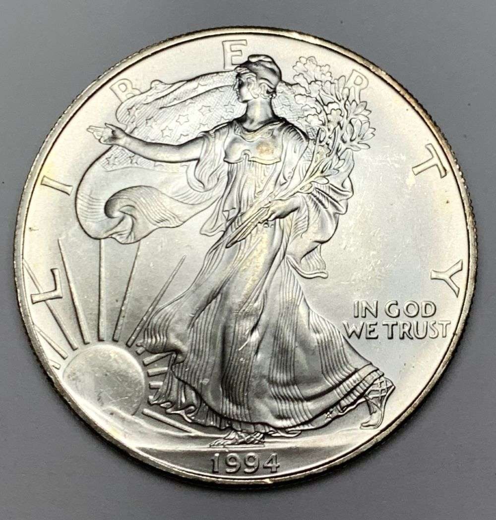 Early Year High Grade 1994 American Silver Eagle (1 of 2)