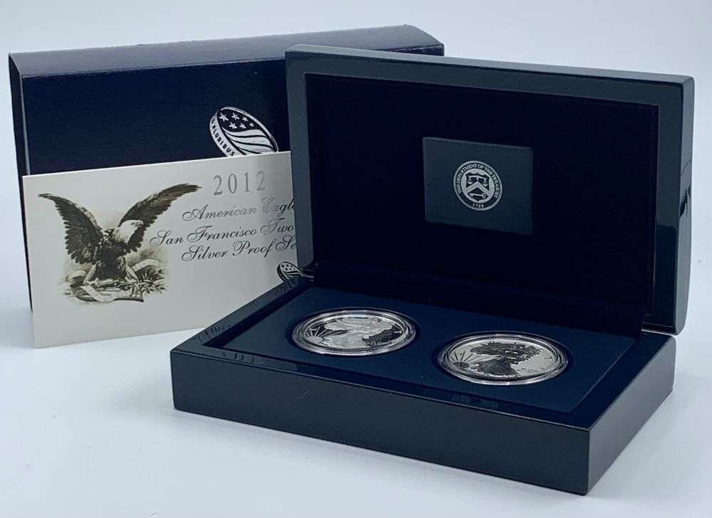 2012-S American Silver Eagle Proof / Rev. PF Set (2-coins) (1 of 4)