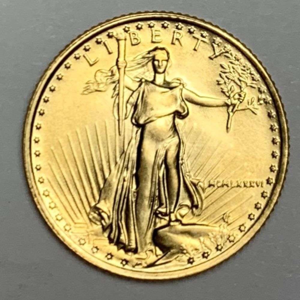 Roman Numeral 1986 American $5 Gold Eagle 1/10 ozt (1 of 2)