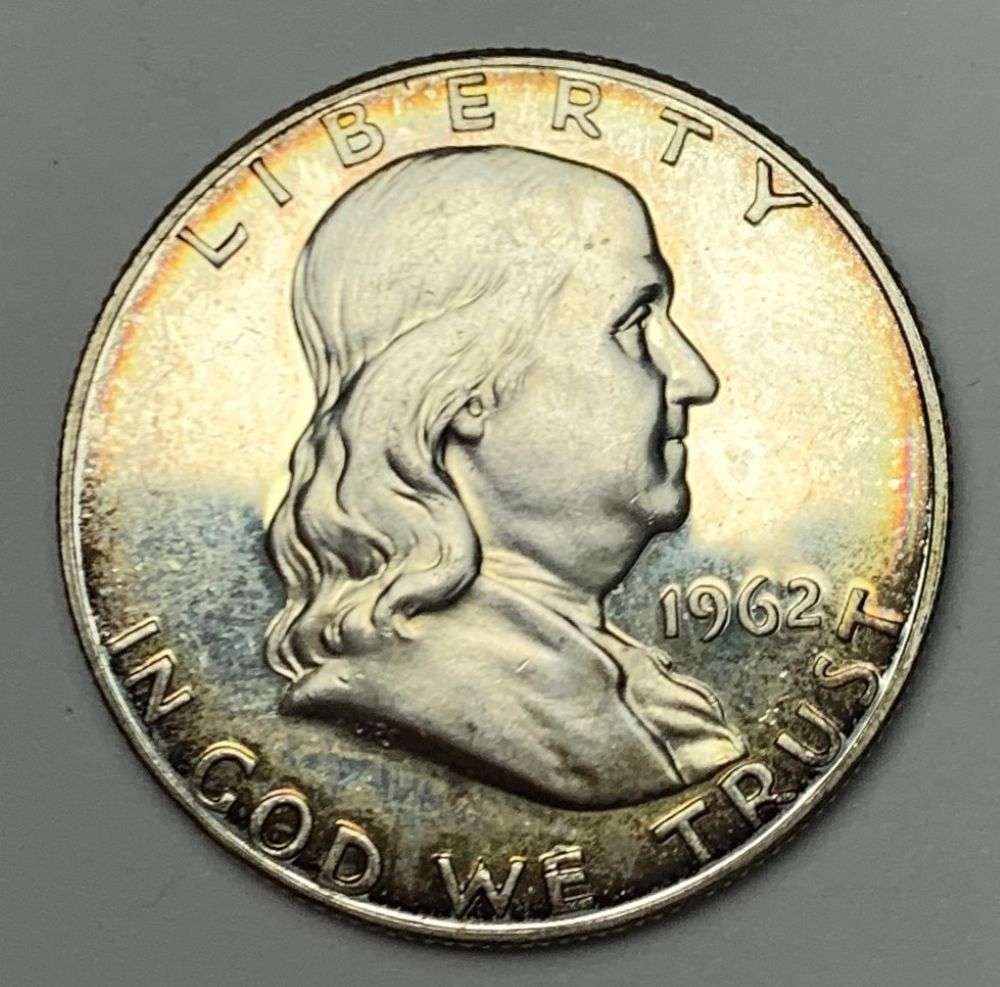 1962 Franklin Silver Half Dollar PR67 Cameo (1 of 2)