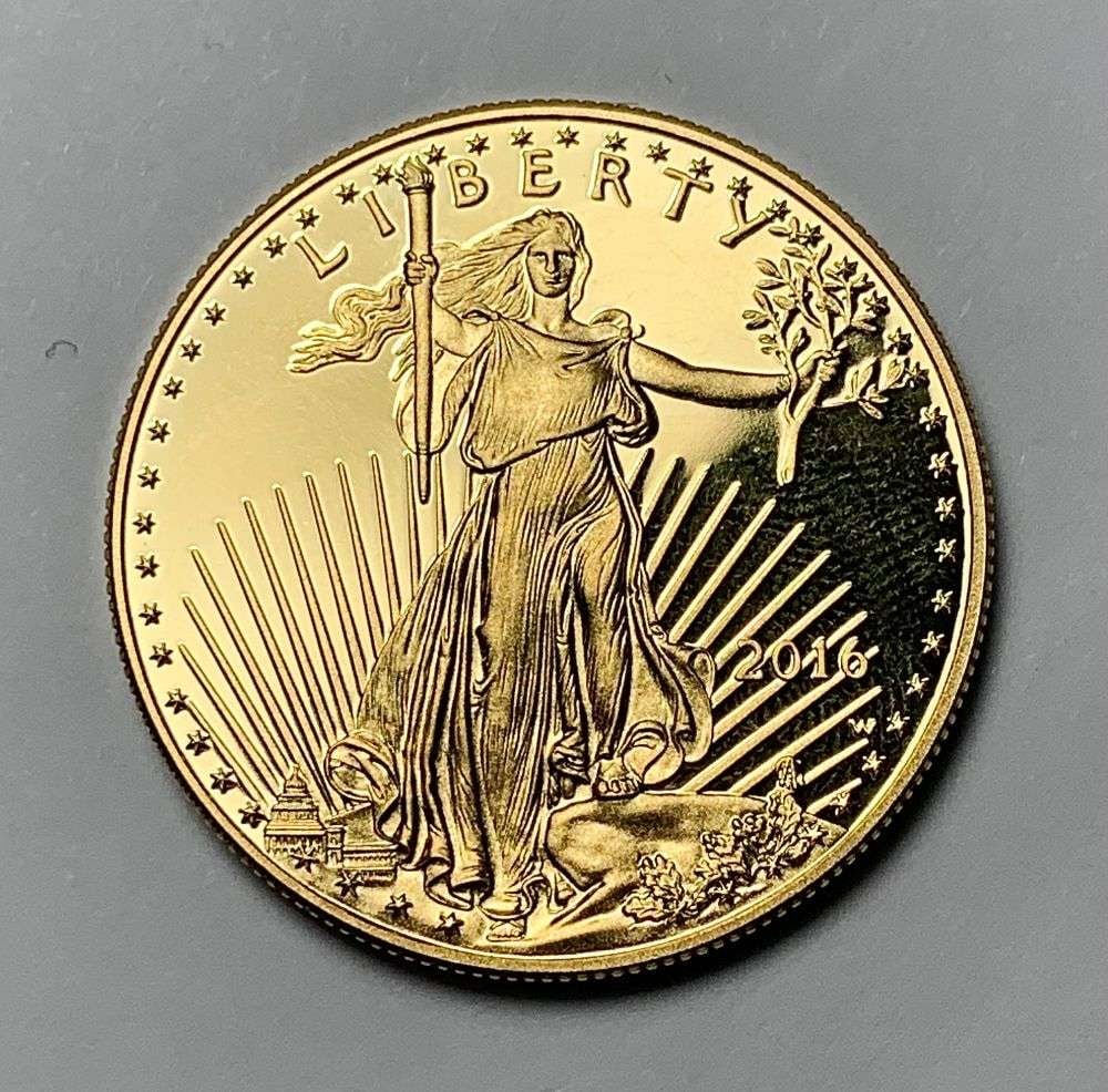 Proof 2016-W American $50 Gold Eagle 1 ozt (1 of 3)