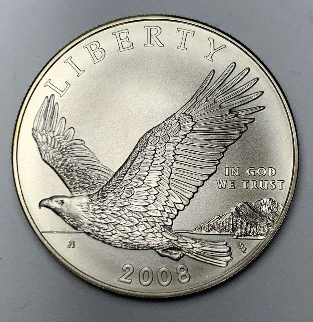 2008-P Bald Eagle Commemorative Proof Silver Dollar (1 of 3)