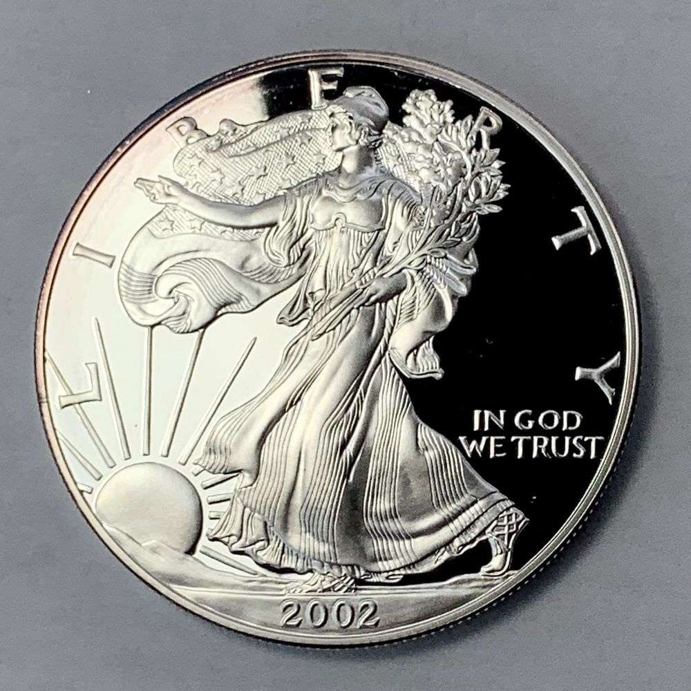 2002-W American Silver Eagle Proof - 2