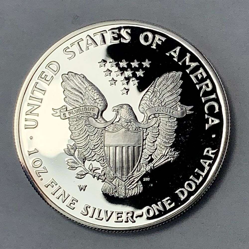 2002-W American Silver Eagle Proof - 3