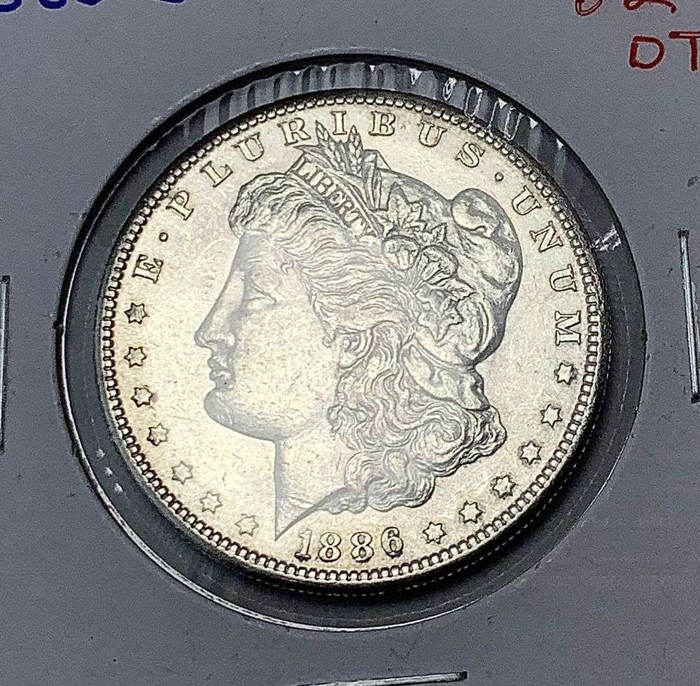 1886-S Morgan Silver Dollar MS62 Details (1 of 3)