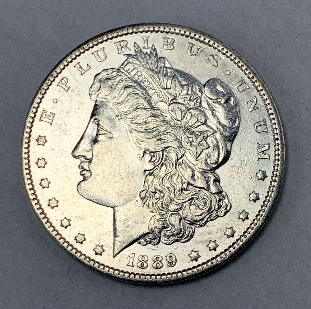 1889-O Morgan Silver Dollar MS62 Details (1 of 2)