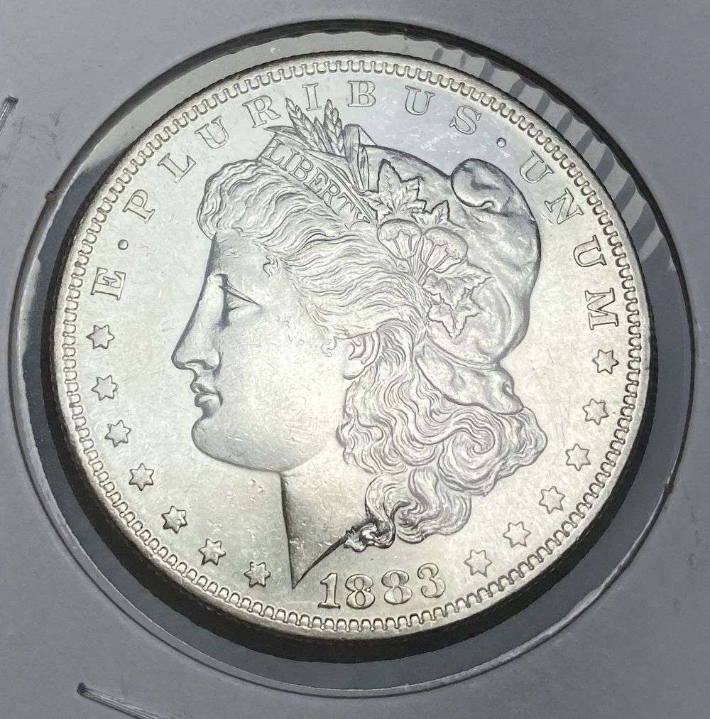 1883-S Morgan Silver Dollar MS62 Details (1 of 3)