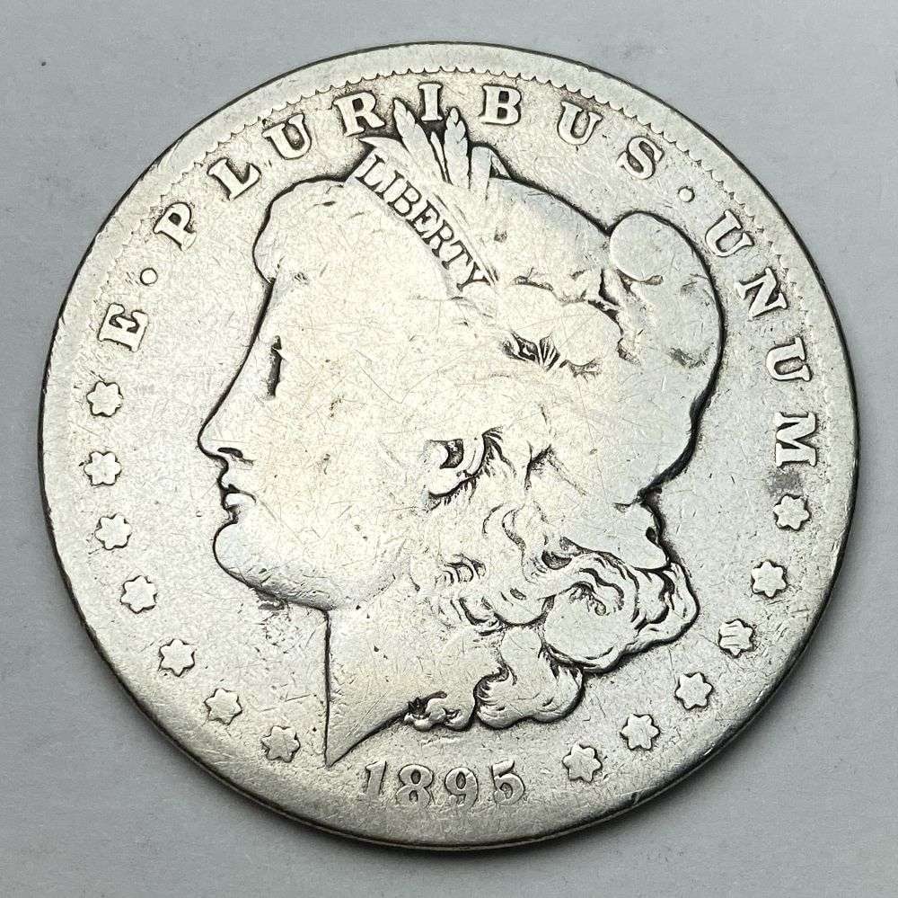1895-O Morgan Silver Dollar Good (1 of 2)