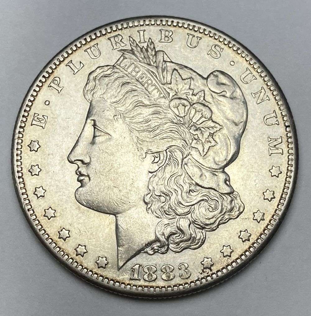 1883-S Morgan Silver Dollar AU53 Details (1 of 2)