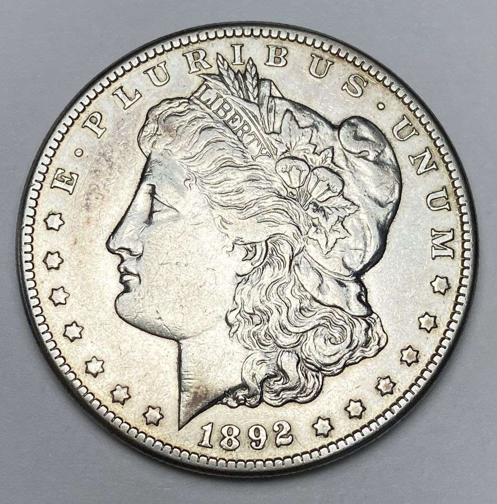 1892-CC Morgan Silver Dollar XF45 Details: Winner shall receive the exact coin shown here. (RR)