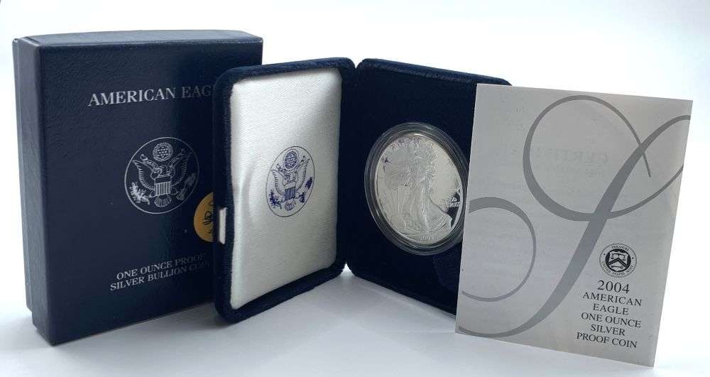 2004-W American Silver Eagle Proof OGP (1 of 4)