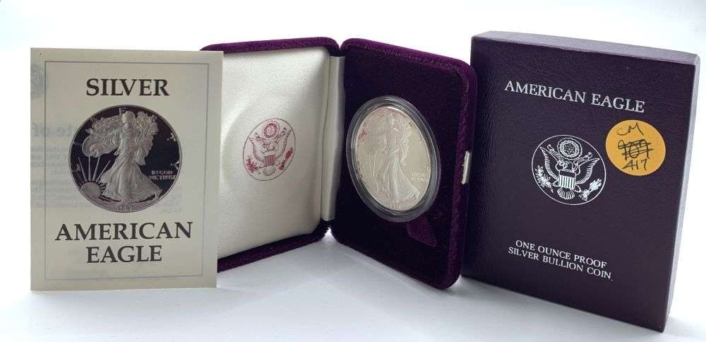 1987-S American Silver Eagle Proof OGP (1 of 4)