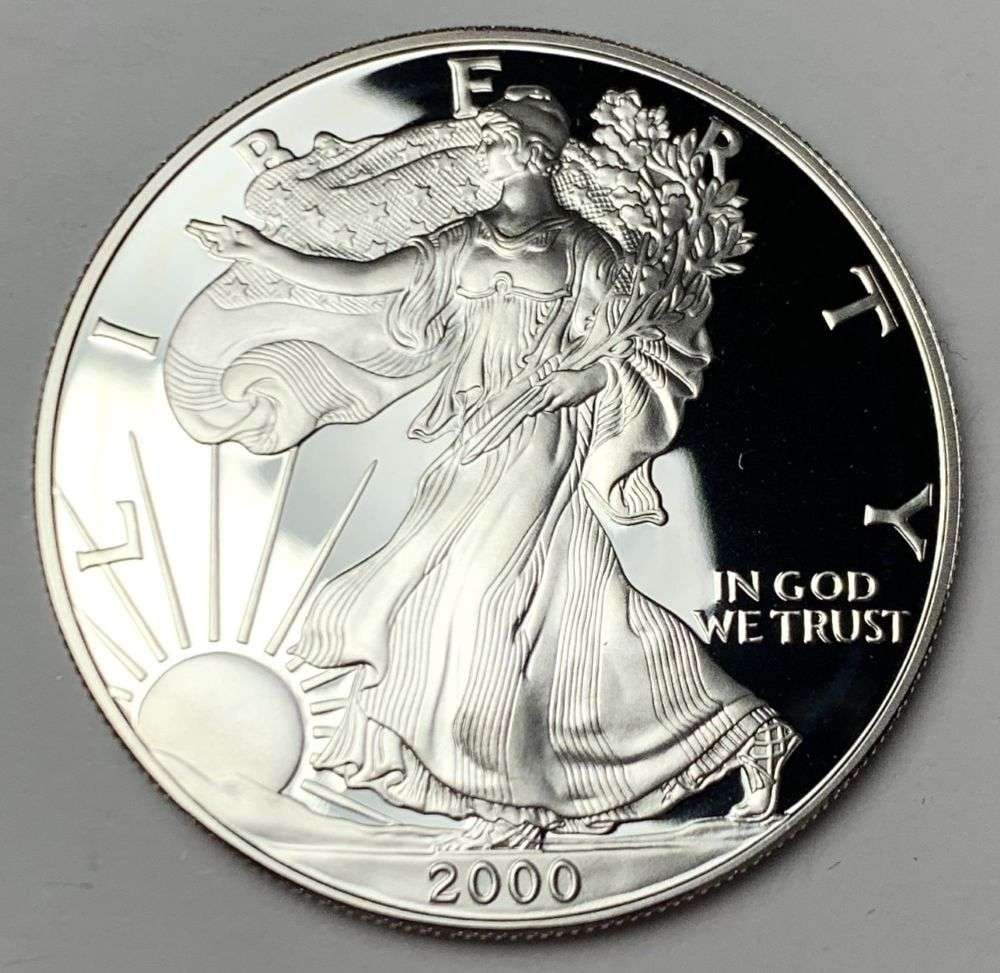 2000-P American Silver Eagle Proof OGP - 2