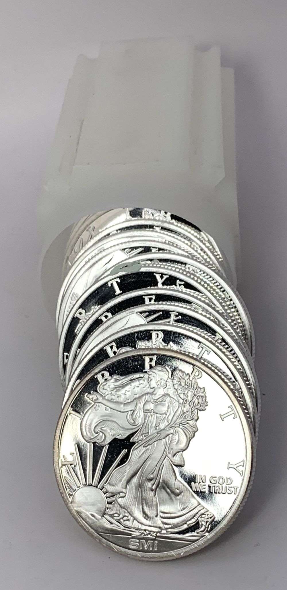 Last Minute! Roll (20-coins) Rare Sunshine Mint American Silver Eagle Design 1 ozt .999 Silver (1 of 3)