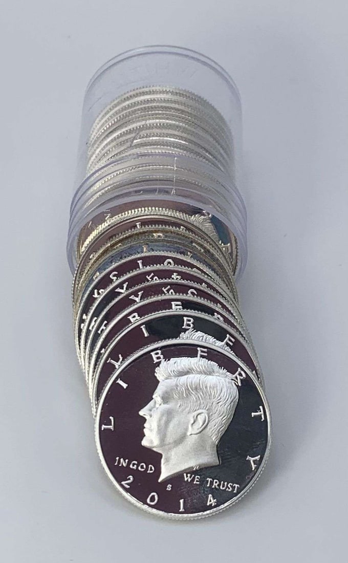 Last Minute! Roll (20) Mixed Date 90% Silver Proof JFK Half Dollars $10 FV (1 of 4)