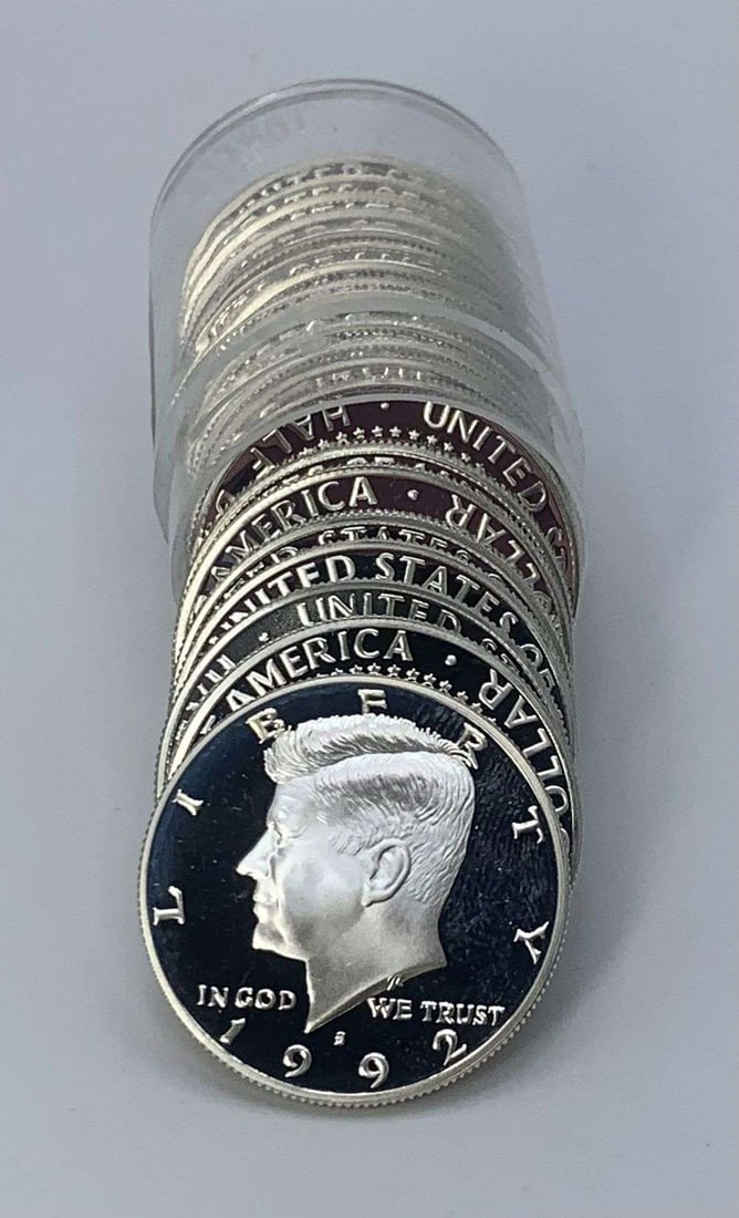 Last Minute! Roll (20) Mixed Date 90% Silver Proof JFK Half Dollars $10 FV (1 of 4)