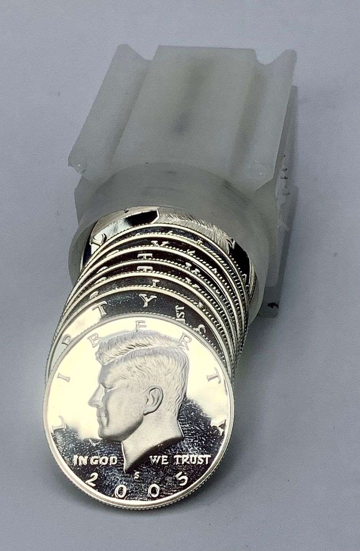 Last Minute! Roll (20) Mixed Date 90% Silver Proof JFK Half Dollars $10 FV: Winner shall receive the exact roll (20-coins) shown here. (MK/ROR)