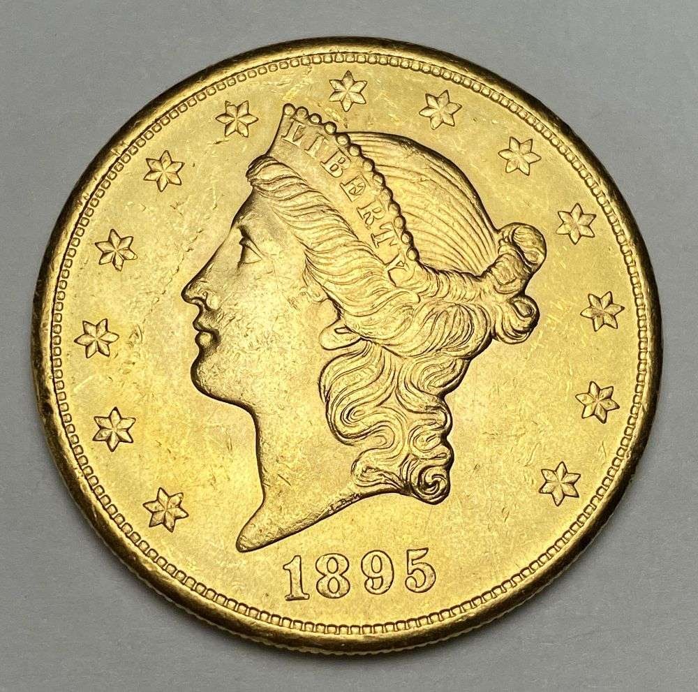 Last Minute! 1895-S Gold $20 Liberty Head MS63 (1 of 2)