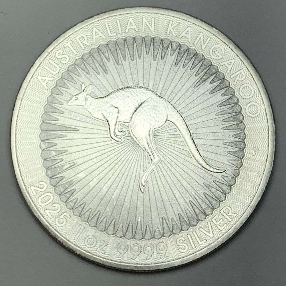 2025-P Australia Kangaroo 1 ozt .9999 Silver Dollar: Winner shall receive the exact coin shown here. (MR/B)