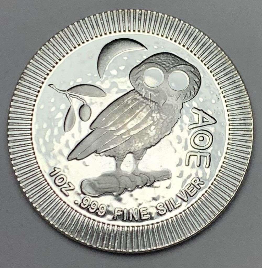 2021 NIUE AOE 1 ozt .9999 Silver: Winner shall receive the exact coin shown here. (MR/B)