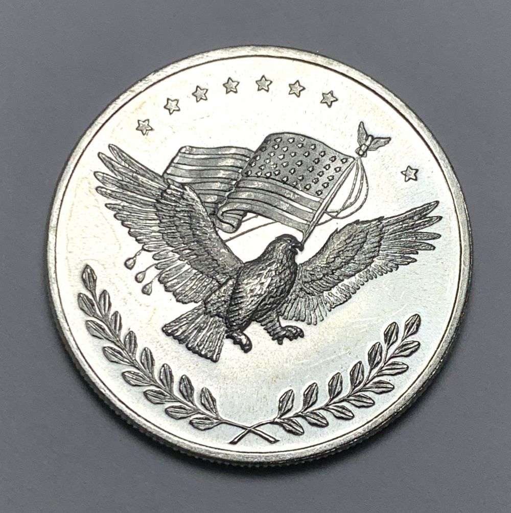 American Flag Eagle 1 ozt .999 Silver Trade Unit (1 of 2)