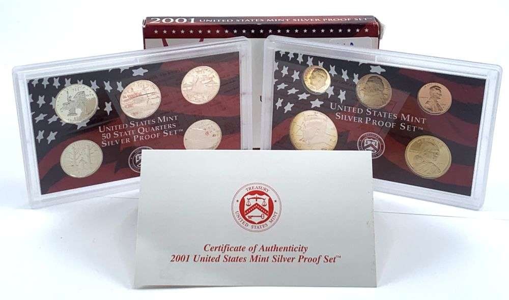 2001 United States Proof Silver Set (10-coins) (1 of 4)