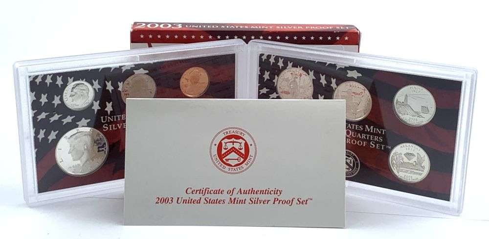 2003 United States Proof Silver Set (10-coins) (1 of 4)