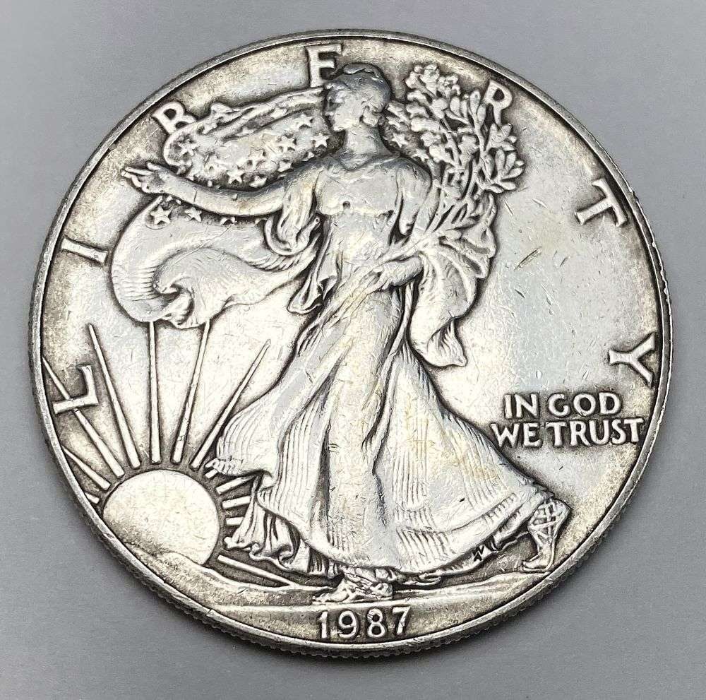 1987 American Silver Eagle (1 of 2)