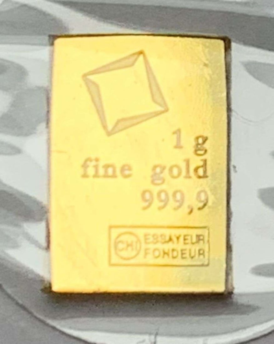 Valcambi 1g .9999 Gold Bar (1 of 3)