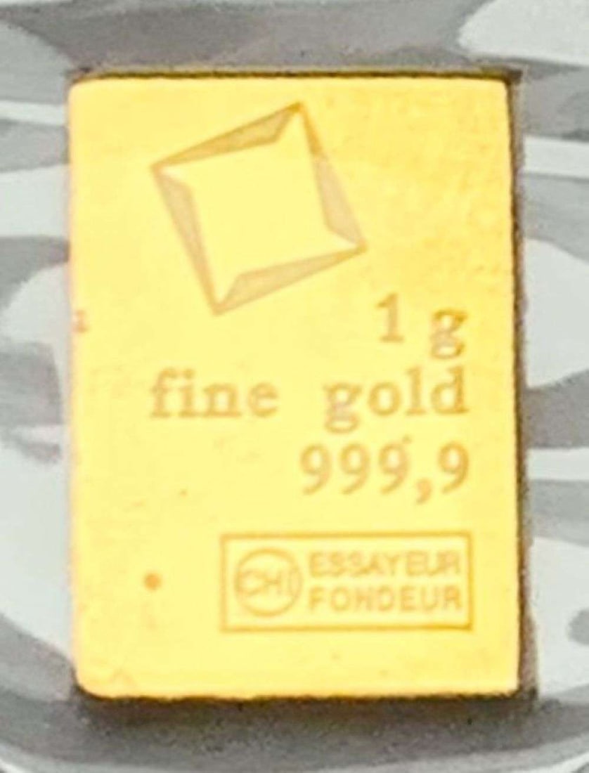 Valcambi 1g .9999 Gold Bar (1 of 3)