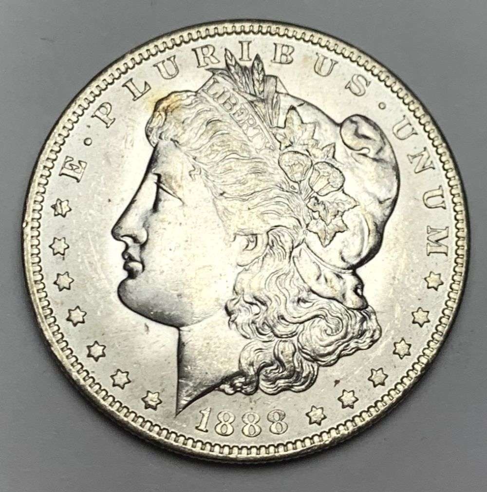 1888-O Morgan Silver Dollar MS64 (1 of 2)