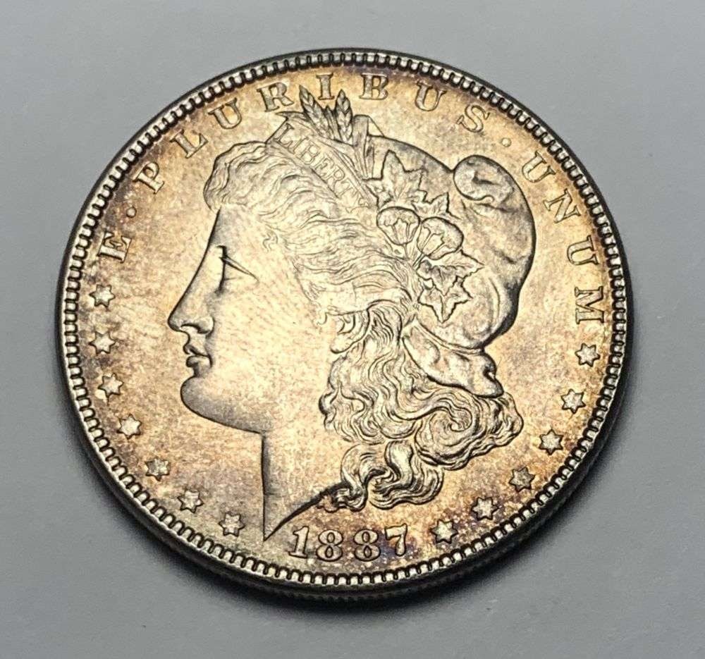 1887 Morgan Silver Dollar MS65 (1 of 7)
