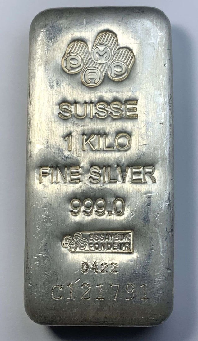 Pamp Suisse Kilo .999 Silver Bar (1 of 4)