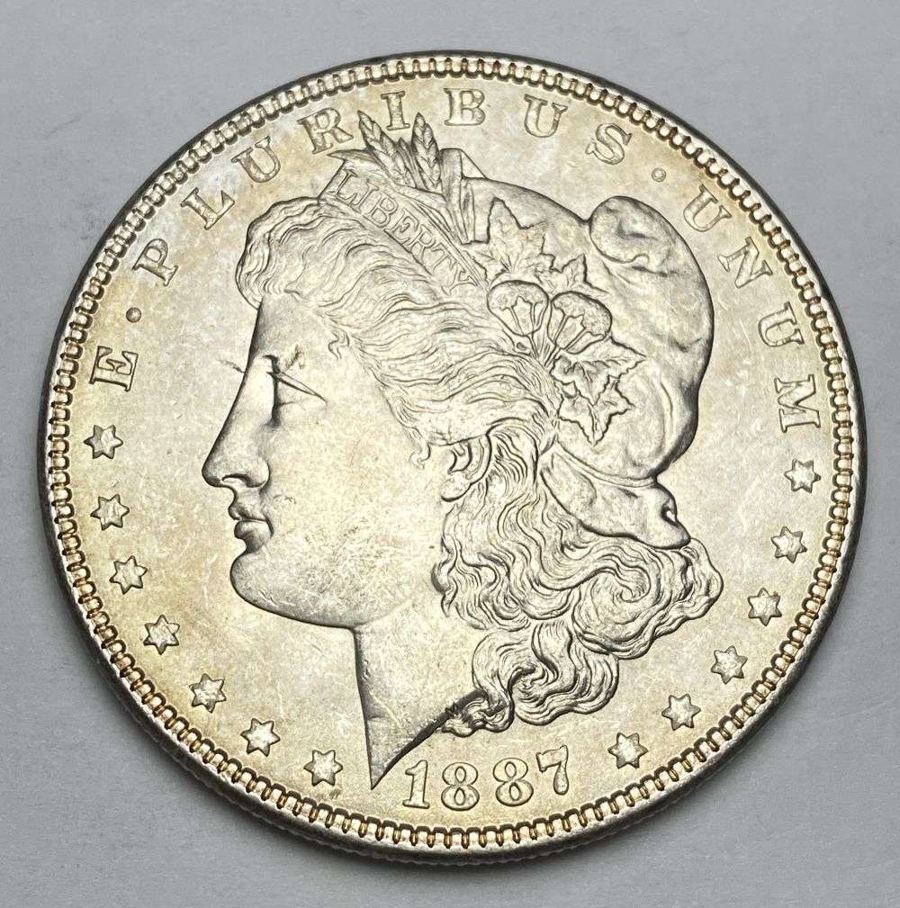 1887 Morgan Silver Dollar MS64 (1 of 7)