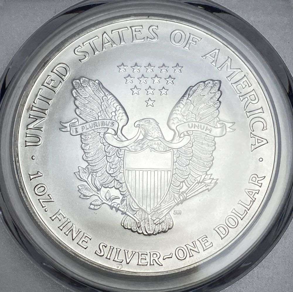 2002 American Silver Eagle PCGS MS70 First Strike - 4