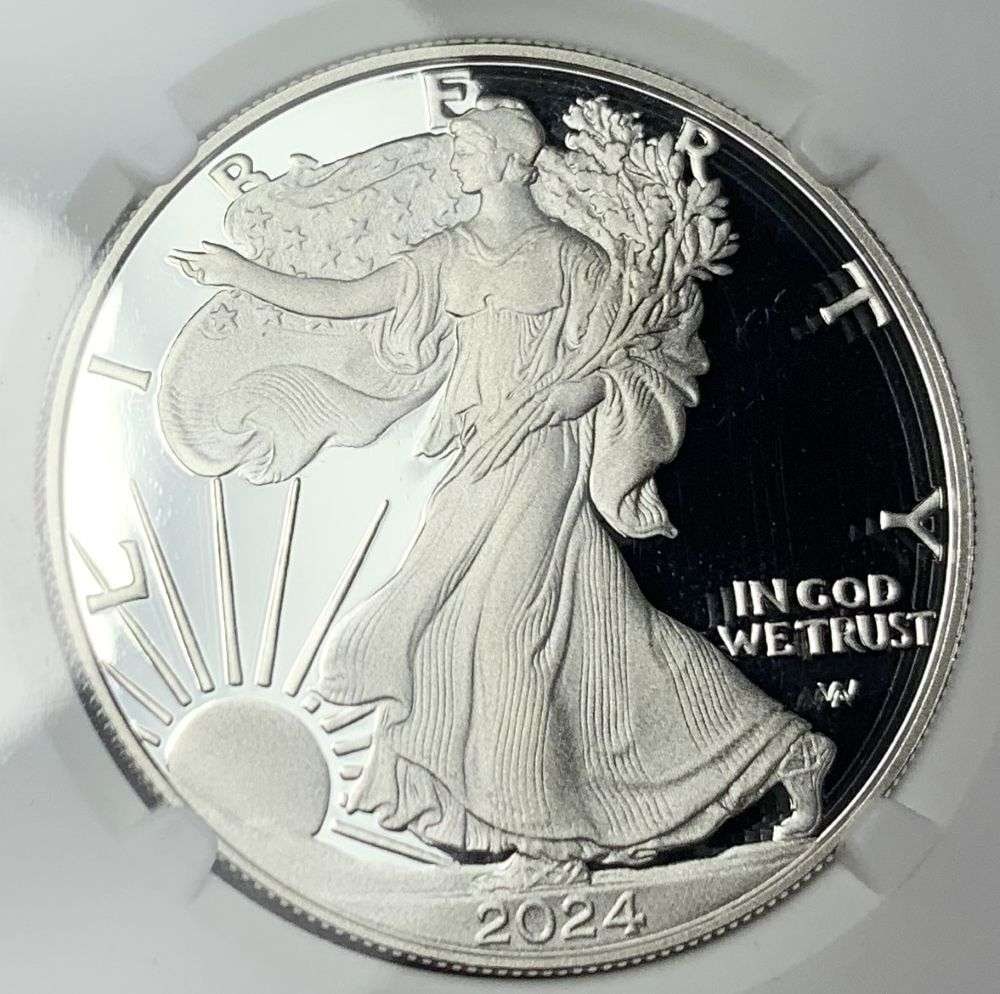 2024-S American Silver Eagle PF70 Ultra Cameo First Releases (1 of 4)