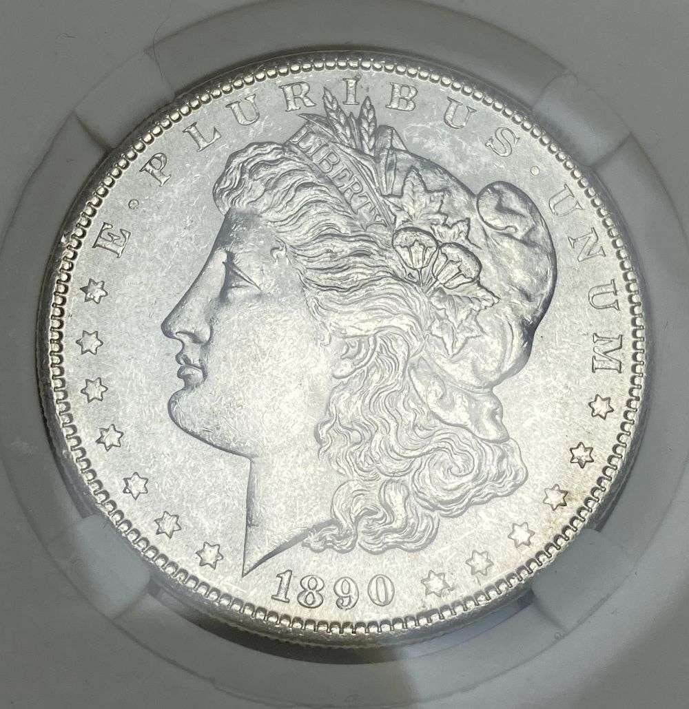 1890-S Morgan Silver Dollar MS66 (1 of 4)