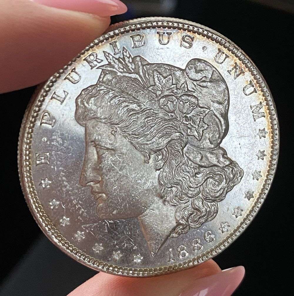 1886 Morgan Silver Dollar MS63 DMPL (1 of 4)