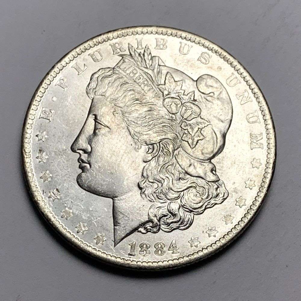 1884-O Morgan Silver Dollar MS65 (1 of 7)