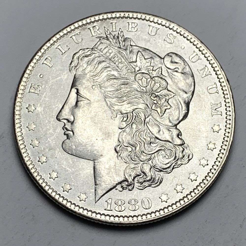 Better Date 1880 Morgan Silver Dollar MS65: A very special consignment. Once in a great while, some really, really nice silver dollars will hit the market. These coins come from a old, old-timer! By order of the consignor, none of these coins a