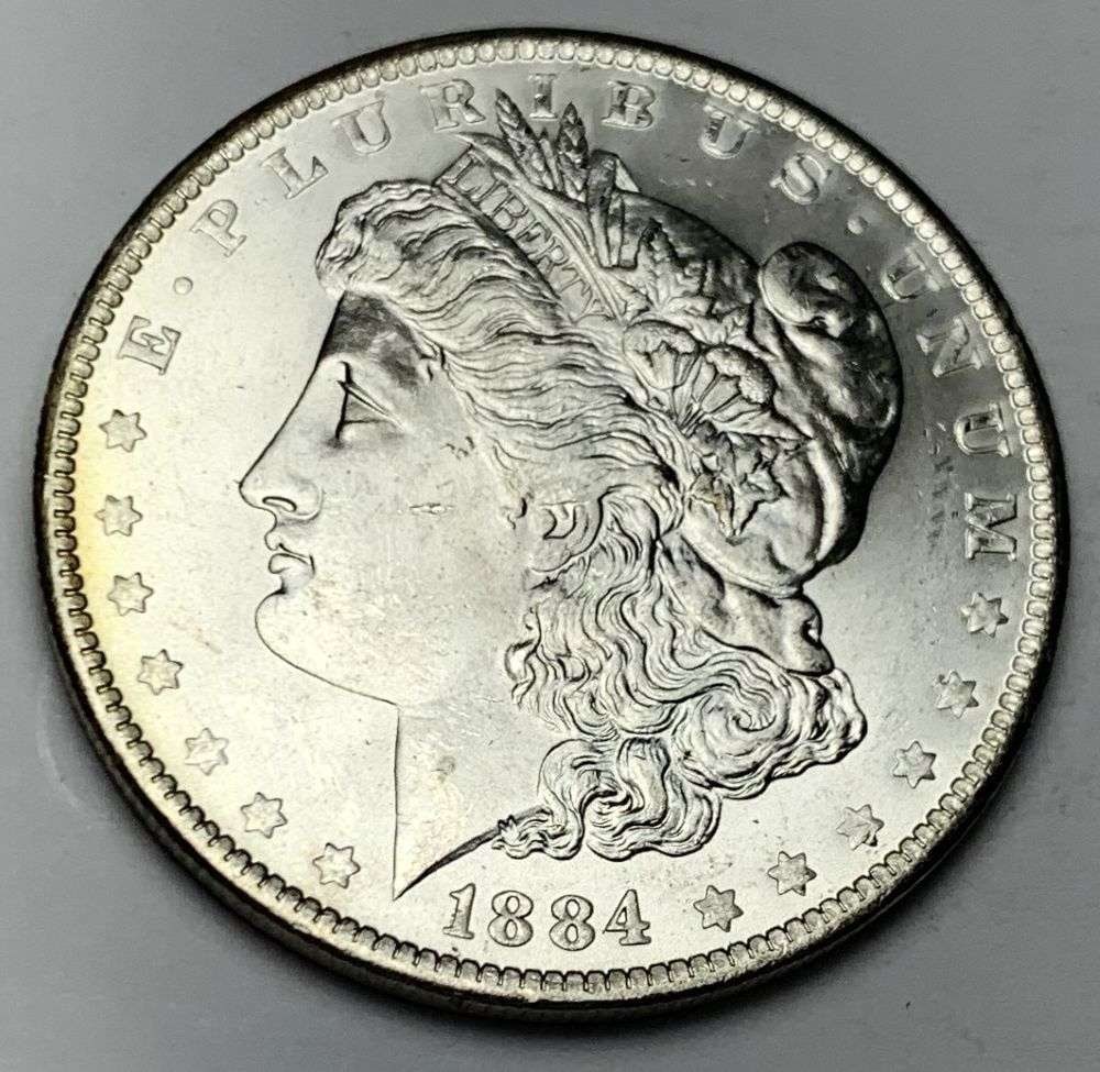 1884-O Morgan Silver Dollar MS64 (1 of 7)