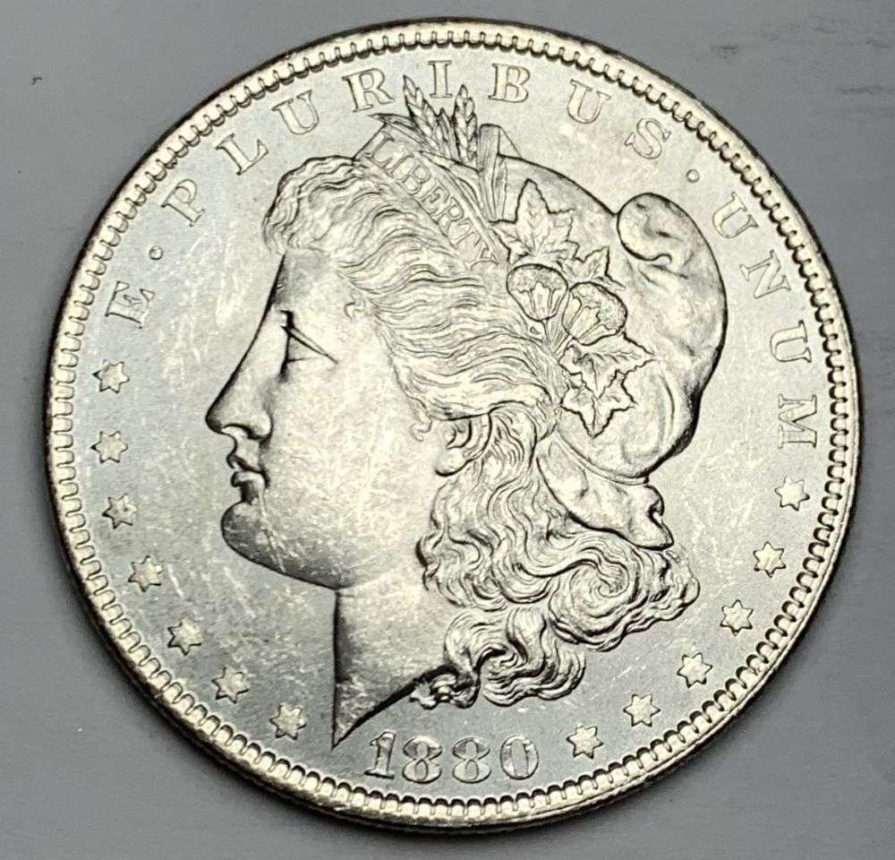 Better Date 1880 Morgan Silver Dollar MS64 (1 of 7)