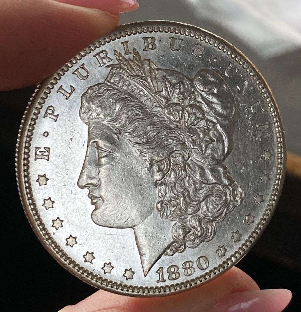 1880-S Morgan Silver Dollar MS64 PL: A very special consignment. Once in a great while, some really, really nice silver dollars will hit the market. These coins come from a old, old-timer! By order of the consignor, none of these coins a