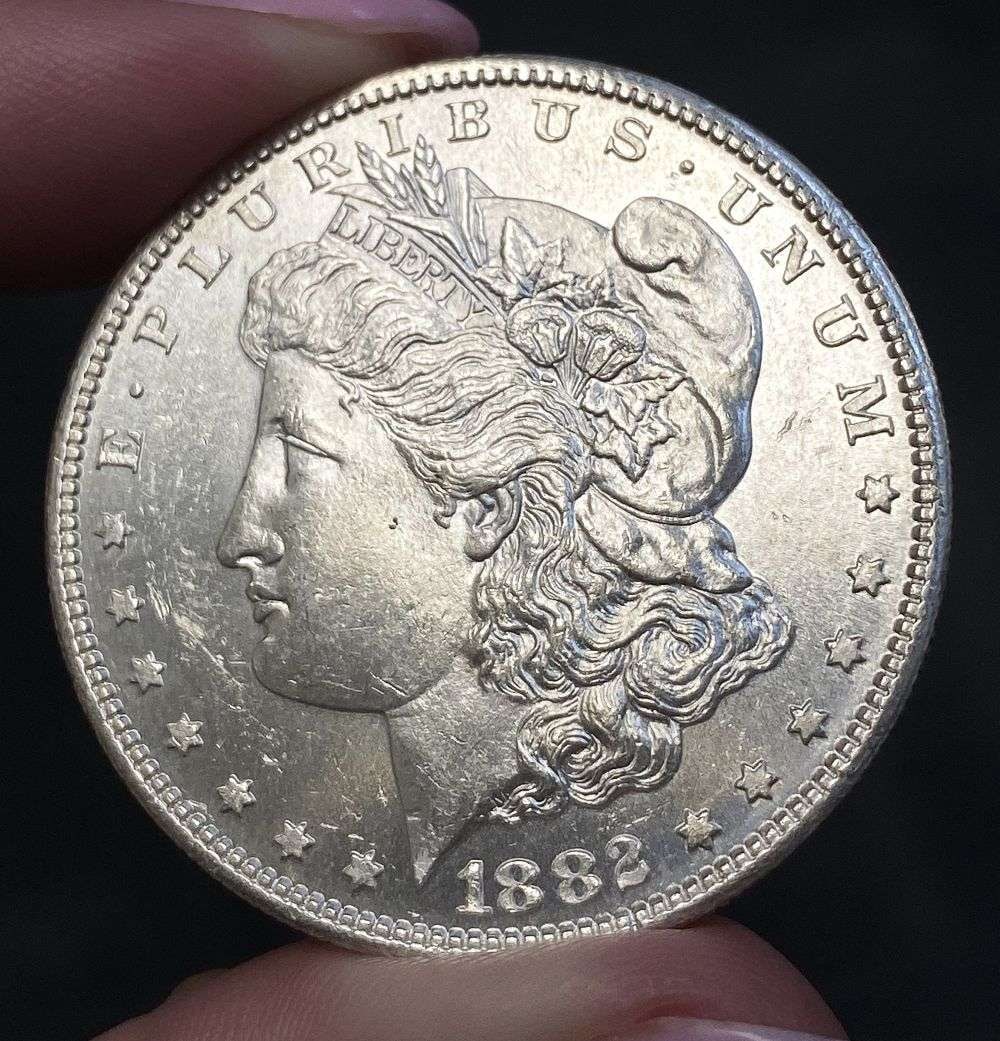 1882-S Morgan Silver Dollar MS65 PL: A very special consignment. Once in a great while, some really, really nice silver dollars will hit the market. These coins come from a old, old-timer! By order of the consignor, none of these coins a