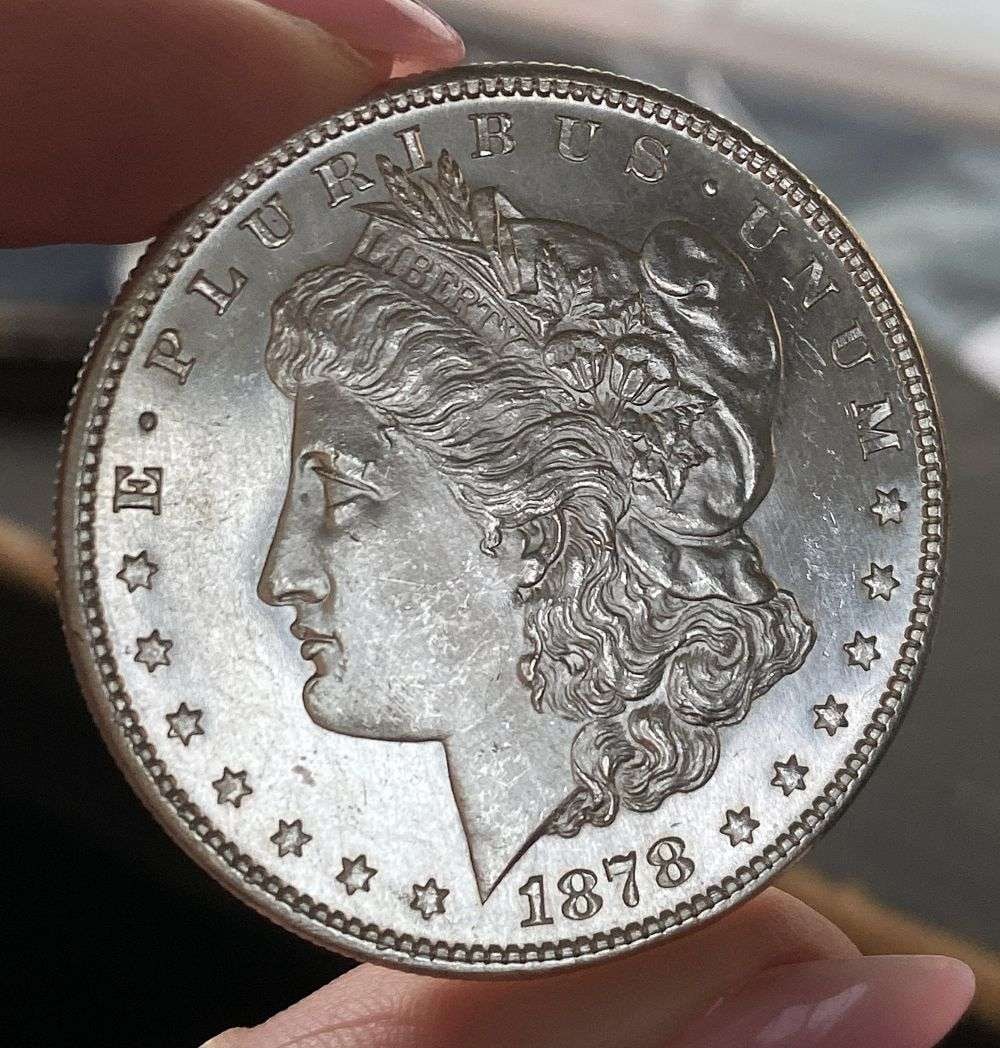 1878-S Morgan Silver Dollar MS65 PL: A very special consignment. Once in a great while, some really, really nice silver dollars will hit the market. These coins come from a old, old-timer! By order of the consignor, none of these coins a
